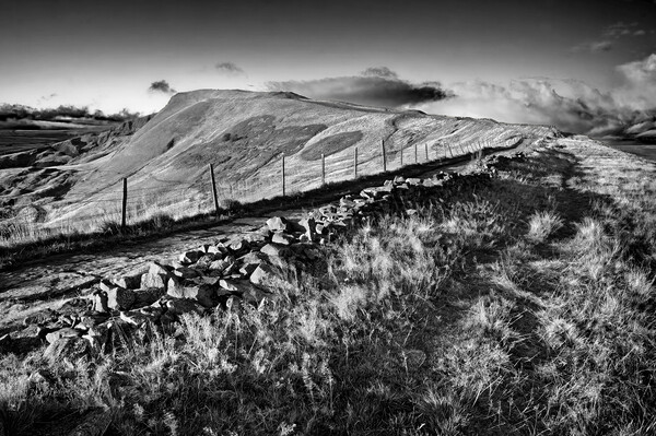 Footpath to Mam Tor Picture Board by Darren Galpin