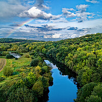 Buy canvas prints of River Don Rainbow by Darren Galpin