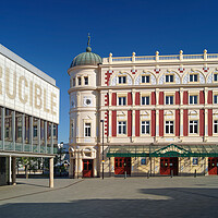 Buy canvas prints of Crucible & Lyceum Theatres, Sheffield  by Darren Galpin