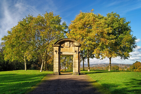 Memorial Arch, Norfolk Heritage Park, Sheffield Picture Board by Darren Galpin