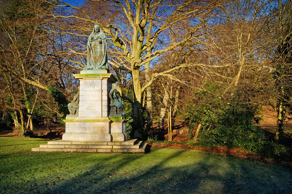 Queen Victoria's Statue, Endcliffe Park, Sheffield Picture Board by Darren Galpin