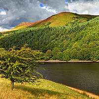 Buy canvas prints of Ladybower Panorama by Darren Galpin