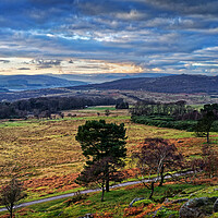 Buy canvas prints of View across Longshaw & The Hope Valley by Darren Galpin