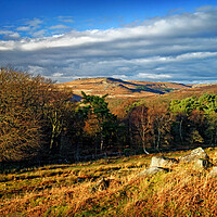 Buy canvas prints of Burbage Valley view by Darren Galpin