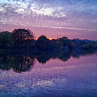 Buy canvas prints of Dearne Valley Country Park Sunset by Darren Galpin
