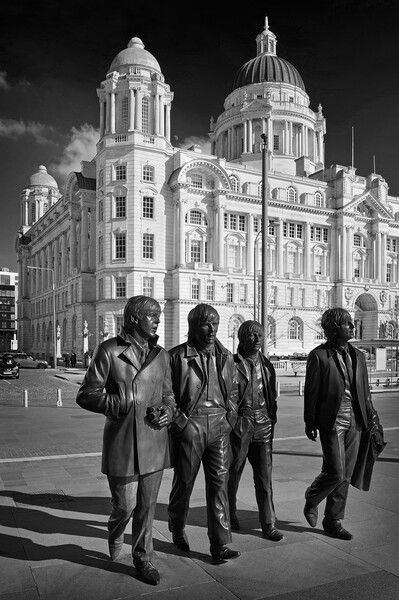 The Beatles at Port of Liverpool  Picture Board by Darren Galpin
