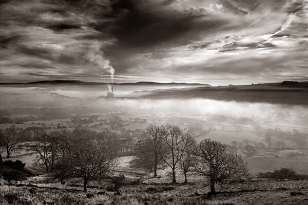 Hope Valley Inversion Picture Board by Darren Galpin