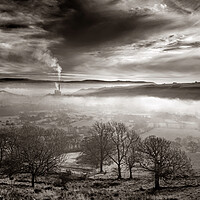 Buy canvas prints of Hope Valley Inversion by Darren Galpin