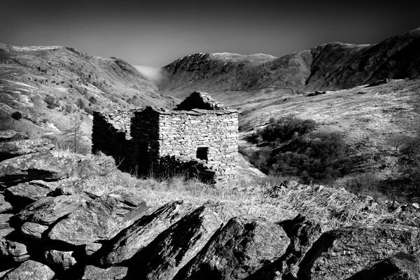 Abandoned Barn,Kirkstone Pass,Lake District   Picture Board by Darren Galpin