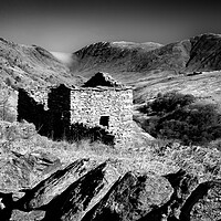 Buy canvas prints of Abandoned Barn,Kirkstone Pass,Lake District   by Darren Galpin