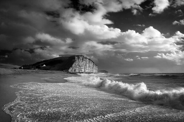 Stormy day at West Bay Picture Board by Darren Galpin