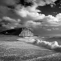 Buy canvas prints of Stormy day at West Bay by Darren Galpin