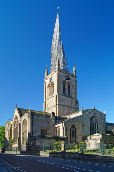 Chesterfield Crooked Spire  Picture Board by Darren Galpin