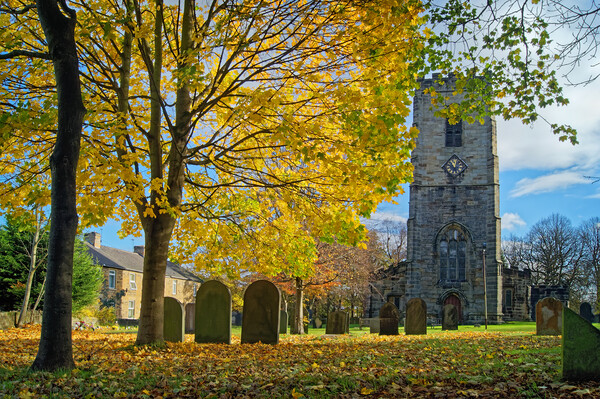 All Saints Church, Darton Picture Board by Darren Galpin
