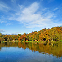 Buy canvas prints of Dearne Valley Country Park in Autumn by Darren Galpin
