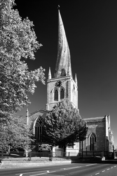 Chesterfield Crooked Spire  Picture Board by Darren Galpin