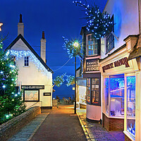 Buy canvas prints of Lyme Regis Christmas Illuminations by Darren Galpin