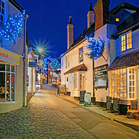Buy canvas prints of Lyme Regis Christmas Illuminations by Darren Galpin