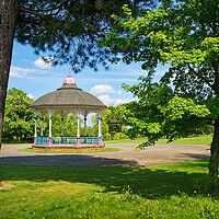 Buy canvas prints of Locke Park Bandstand by Darren Galpin