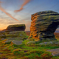 Buy canvas prints of Ox Stones Sunset by Darren Galpin
