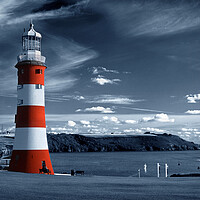 Buy canvas prints of Smeatons Tower on Plymouth Hoe by Darren Galpin