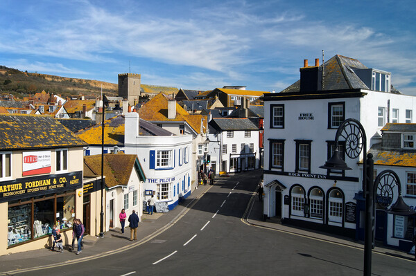Lyme Regis Square  Picture Board by Darren Galpin