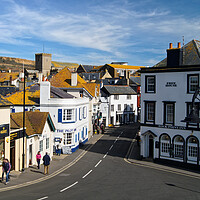 Buy canvas prints of Lyme Regis Square  by Darren Galpin