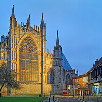 Buy canvas prints of York Minster from College Green by Darren Galpin