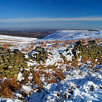 Buy canvas prints of View to Wimble Holme Hill by Darren Galpin