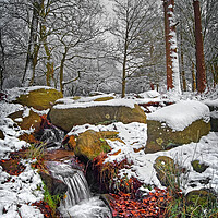 Buy canvas prints of Burbage Falls  by Darren Galpin
