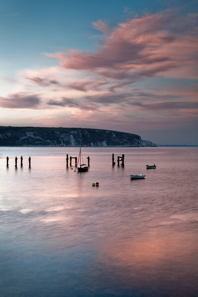Looking across Swanage Bay, Dorset Picture Board by Darren Galpin