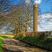 Buy canvas prints of Fish Tower near Yeovil by Darren Galpin