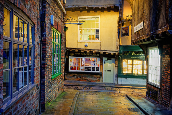 Little Shambles at Night Picture Board by Darren Galpin