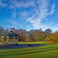 Buy canvas prints of Locke Park Bandstand by Darren Galpin