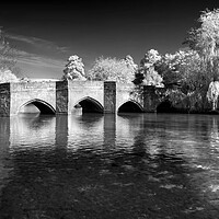 Buy canvas prints of Bakewell Bridge and River Wye by Darren Galpin