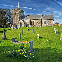 Buy canvas prints of Church of St Andrew, Withypool by Darren Galpin