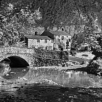 Buy canvas prints of Malham Bridge and Beck by Darren Galpin