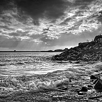 Buy canvas prints of Breaking Light over Lyme by Darren Galpin