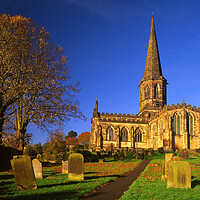 Buy canvas prints of All Saints Church in Bakewell by Darren Galpin