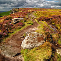 Buy canvas prints of Stanage Edge by Darren Galpin