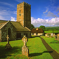 Buy canvas prints of Church of St Peter, Buckland in the Moor by Darren Galpin