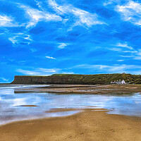 Buy canvas prints of Saltburn Big Sky by Darren Ball