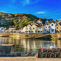 Buy canvas prints of Peaceful Staithes by Darren Ball