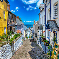 Buy canvas prints of Clovelly Streets by Darren Ball