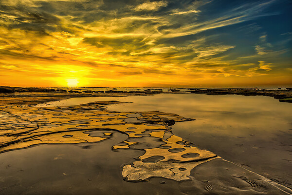 Sand, Sea, Sun Picture Board by Darren Ball