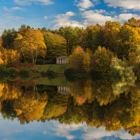 Buy canvas prints of Clumber Park in the Autumn by Darren Ball