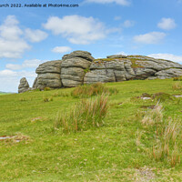 Buy canvas prints of saddle tor dartmoor by kevin murch