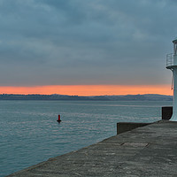 Buy canvas prints of brixham breakwater lighthouse by kevin murch