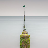 Buy canvas prints of teignmouth sea groyne by kevin murch