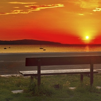 Buy canvas prints of West Kirby sunset by lol whittingham